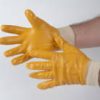 Orange Nitrile, Fully Coated, Knit Wrist Glove